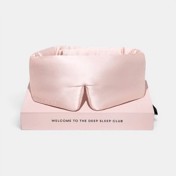 Silk Sleep Eye Mask Sunset Pink