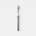 Silver Plated White Bristles Toothbrush