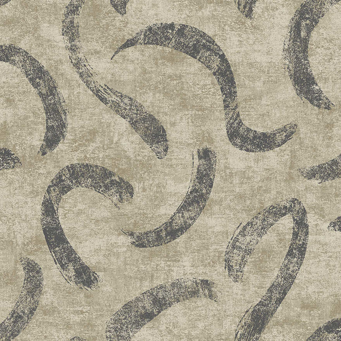 Sirocco Linen & Noir wallpaper
