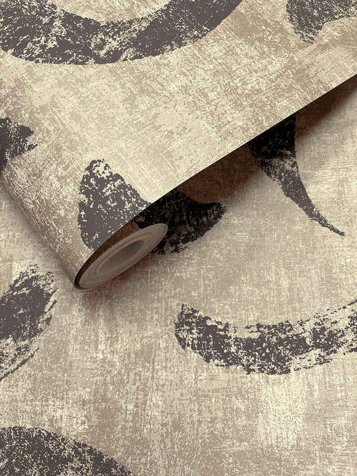 Sirocco Linen & Noir wallpaper