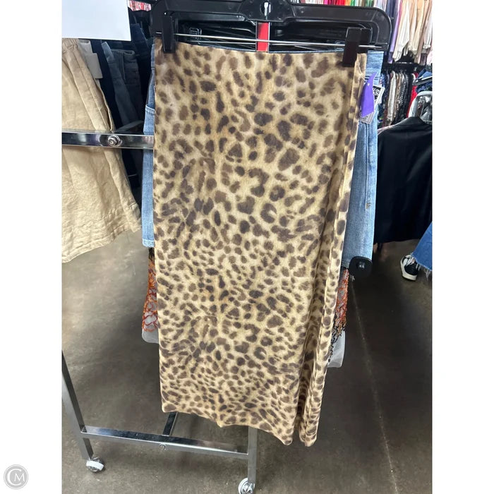 Skirt Maxi By Clothes Mentor In Animal Print, Size: S