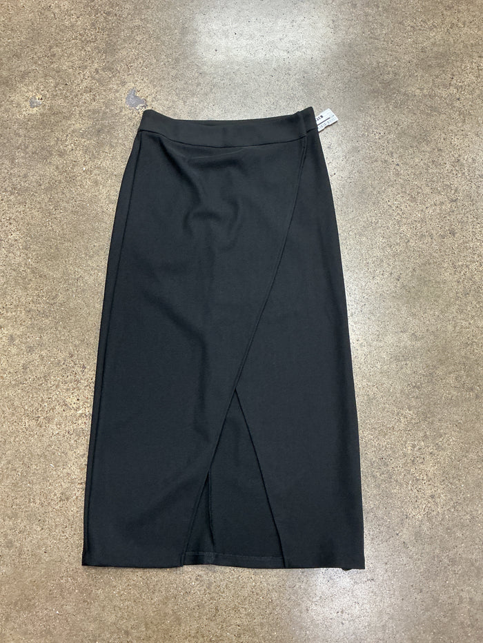 Skirt Midi By Zara In Black, Size:M