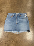 Skirt Mini & Short By Agolde In Blue Denim, Size:8