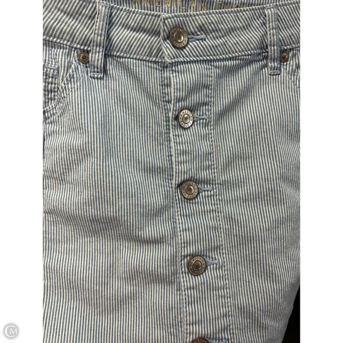 Skirt Mini & Short By American Eagle In Blue & White, Size: 6