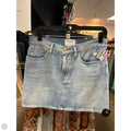 Skirt Mini & Short By Frame In Blue Denim, Size: 2