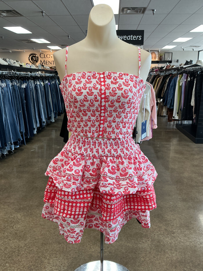 Skirt Set 2Pc By Roller Rabbit In Red & White, Size:Xs