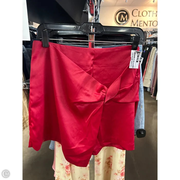 Skort By Clothes Mentor In Red, Size: L