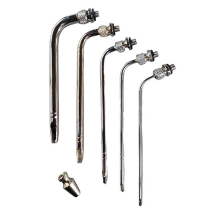 Slaughter arterial tubes-4" curved with full flow ends used in funeral service operations, from lynch supply