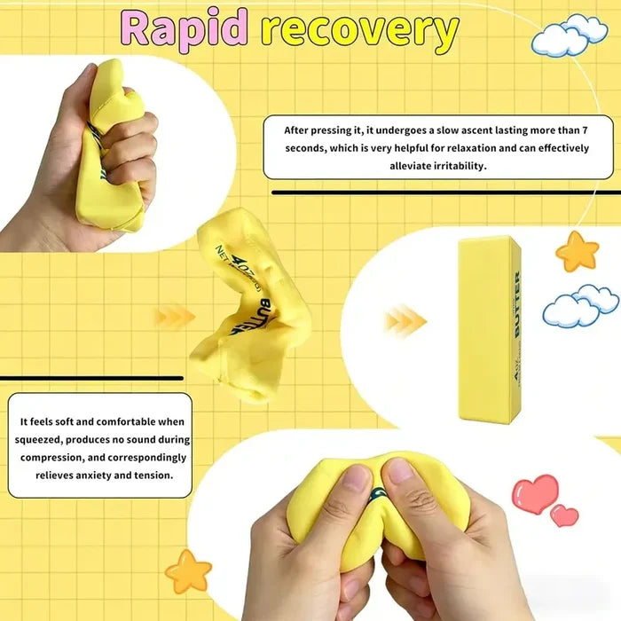 Slow Rising Butter Squishy Toy
