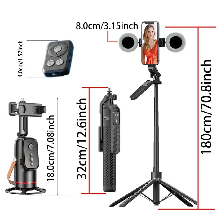 Smart Face-Tracking Vlogging Gimbal Kit