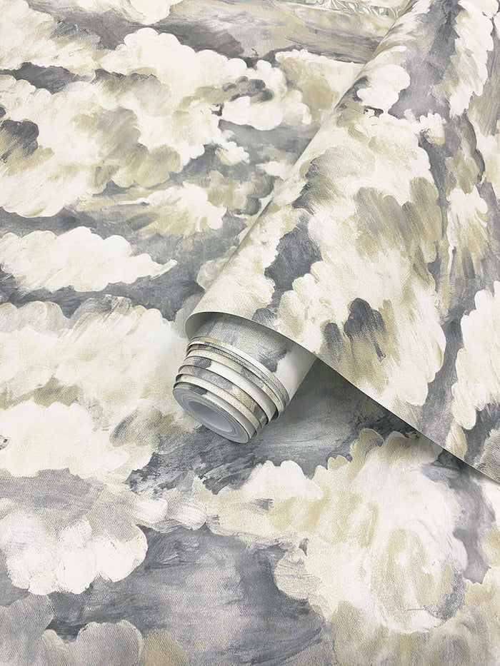 Roll of Sora Tranquil Cloud charcoal wallpaper