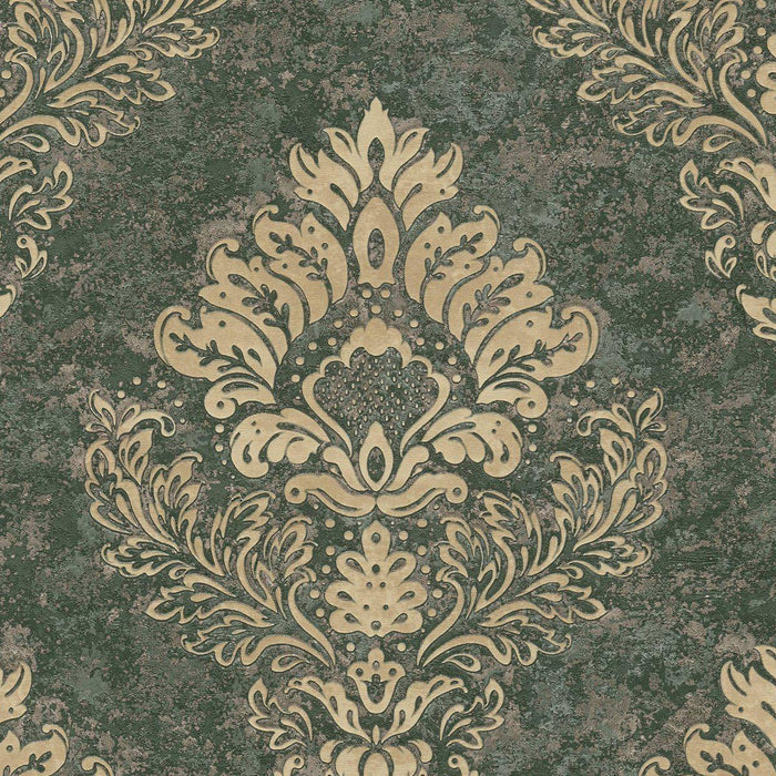 St. Petersberg Baroque Wallpaper - Green
