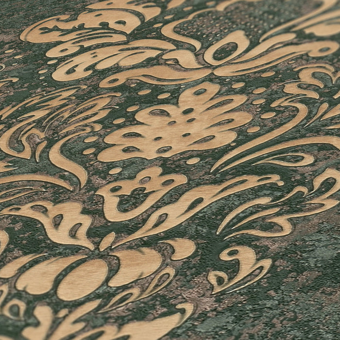 St. Petersberg Baroque Wallpaper - Green