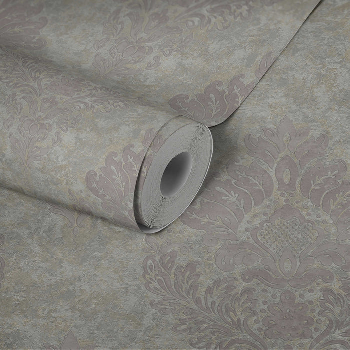 St. Petersberg Baroque Wallpaper - Grey