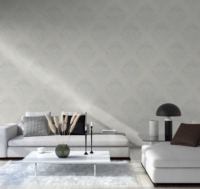 St. Petersberg Baroque Wallpaper - Ivory