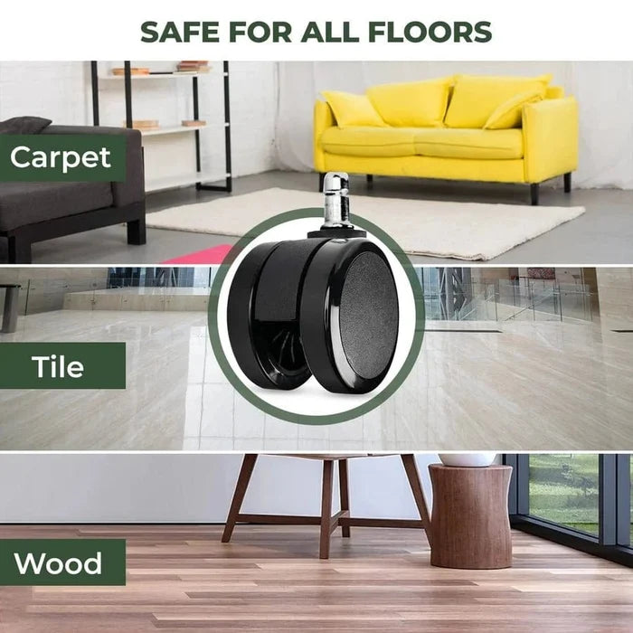 Steelcase chair replacement caster for carpet, tile, and wood floors from Office Logix Shop