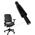 Steelcase Leap office chair with a compatible top-activated gas cylinder replacement part