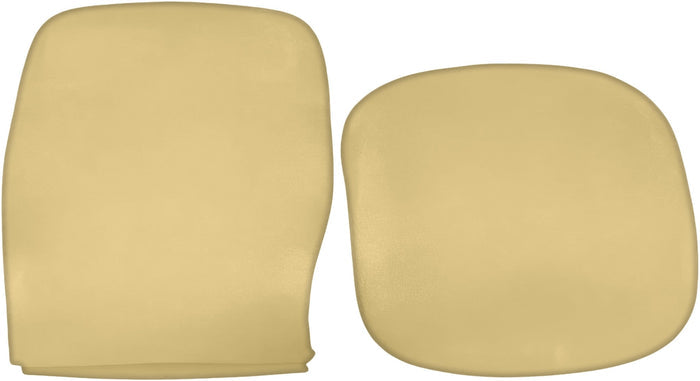 Steelcase Leap V2 refurbished seat and backrest cushions in tan fabric, Office Logix Shop