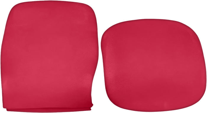 Steelcase Leap V2 refurbished chair seat and back in new red fabric, Office Logix Shop