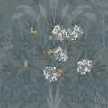 Strandäng -  Coastal Bouquet Wallpaper - Blue