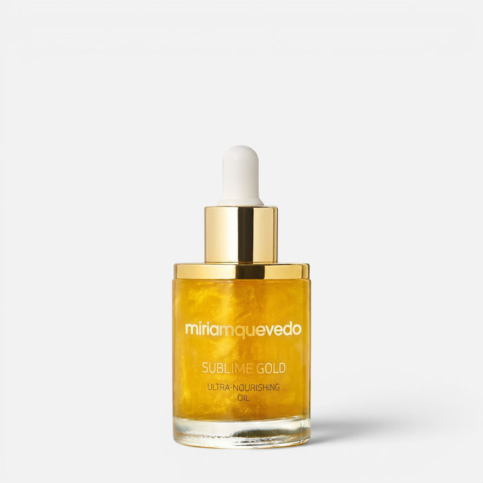 Shop Rescue Spa Sublime Gold Ultra-Nourishing Oil in a glass dropper bottle with golden liquid for dry hair.