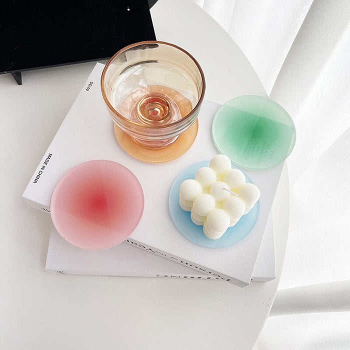 Sunset Frosted Acrylic Coasters-Letifly Lights and Decor