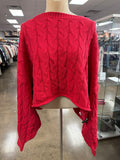 Sweater By Clothes Mentor In Red, Size:L
