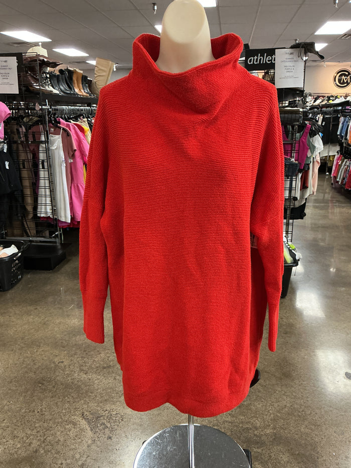 Sweater By Free People In Red, Size:Xs