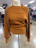 Sweater By Maeve In Tan, Size:M