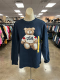 Sweater By Mighty Fine In Navy, Size:M