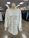 Sweater By Shein In White, Size:S