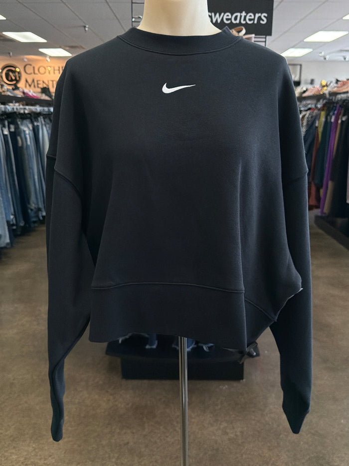 Sweatshirt Crewneck By Nike Apparel In Black, Size:Xs