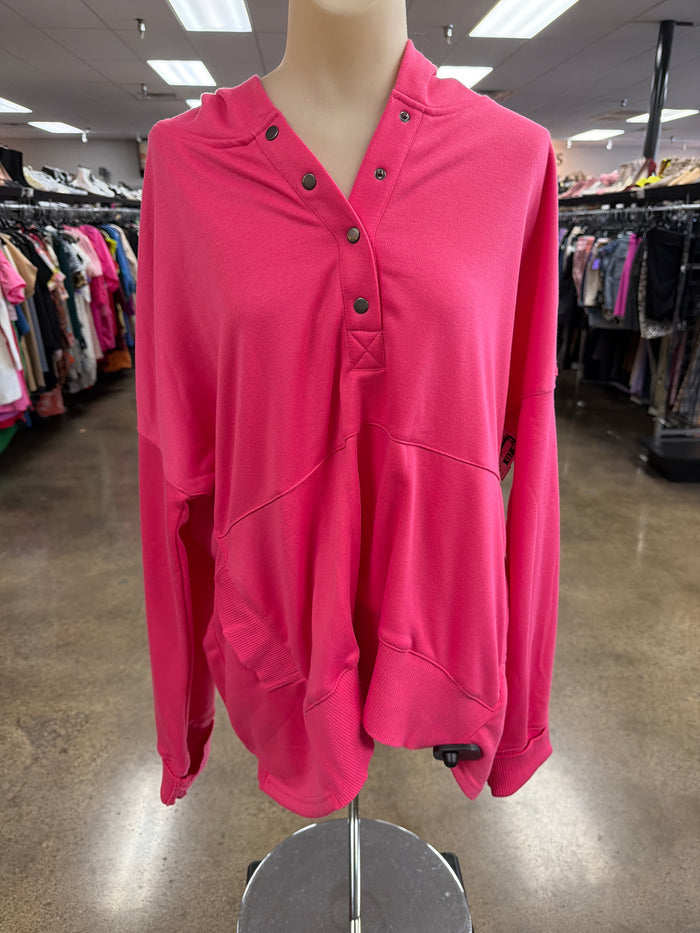 Sweatshirt Hoodie By Bibi In Pink, Size:Xl