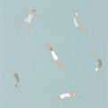Swimming In It Wallpaper - Smokey Blue - Discontinuing