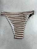 Swimsuit Bottom By Clothes Mentor In Brown & White, Size:Xl