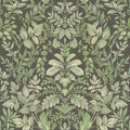 Tavira - Leafy Wonderland Wallpaper - Charcoal/Green