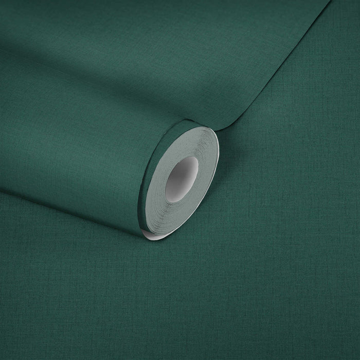 Textile Texture Wallpaper - Dark Green