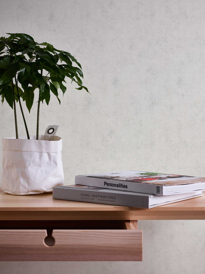 Textured Highlights Wallpaper - Grey White