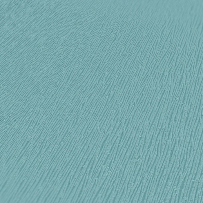 Textured Vinyl Wallpaper - Aqua Blue