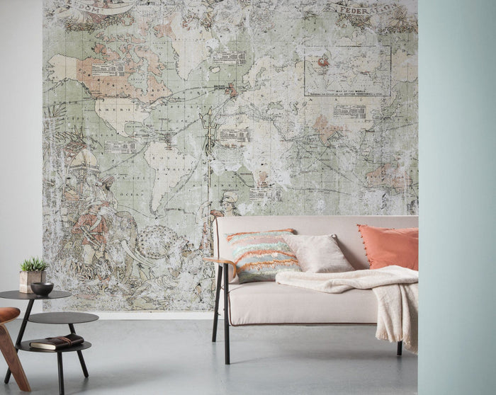 The British Empire - Custom Sized Wallpaper Mural (per m2)