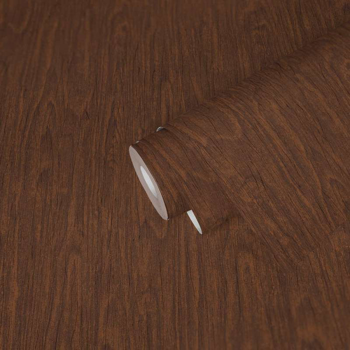 Versace Timber Wallpaper - Brown/Orange/Red