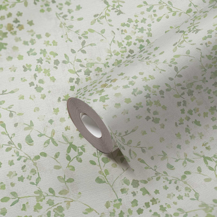Tiny Tendrils Wallpaper - Green