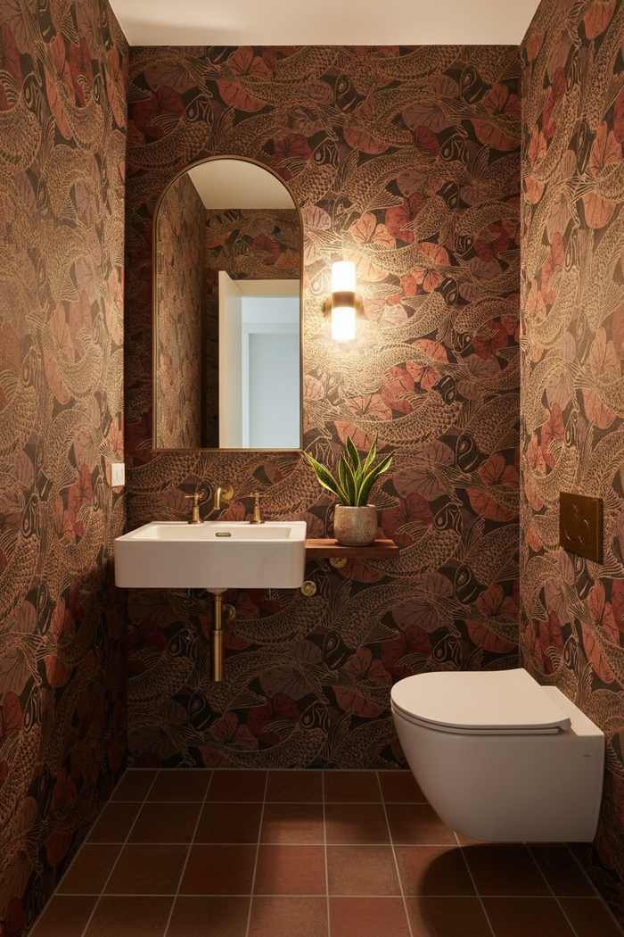 Tokyo Fish Bowl Autumn Colours Powder Room