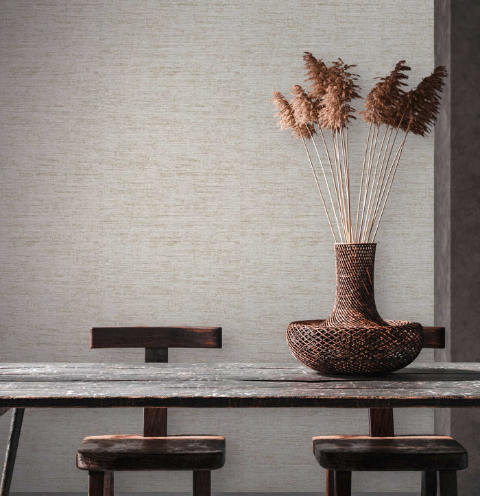 Tokyo Mio Coordinates Wallpaper - Beige/Grey/Metallic