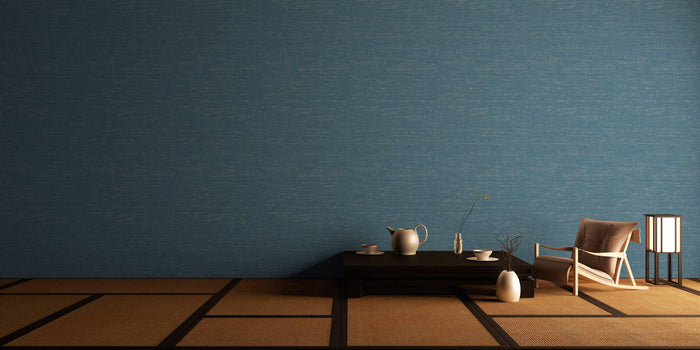 Tokyo Mio Coordinates Wallpaper - Blue/Metallic