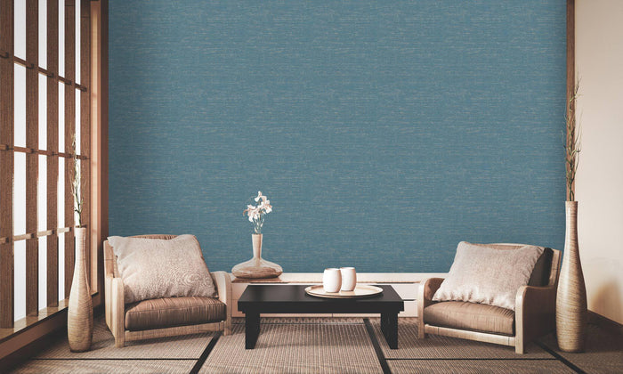 Tokyo Mio Coordinates Wallpaper - Blue/Metallic