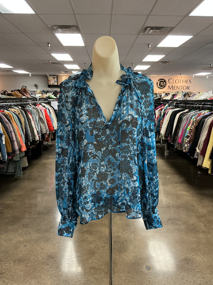 Top Ls By Anthropologie In Blue, Size:Xs