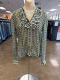 Top Ls By Clothes Mentor In Blue & Green, Size:S