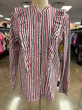 Top Ls By Cma In Blue & Red & White, Size:M
