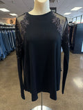 Top Ls By Free People In Black & Purple, Size:0